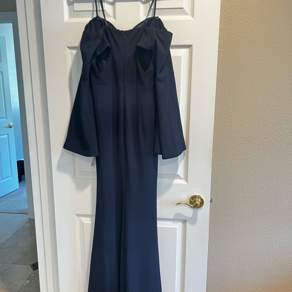 Blue formal gown